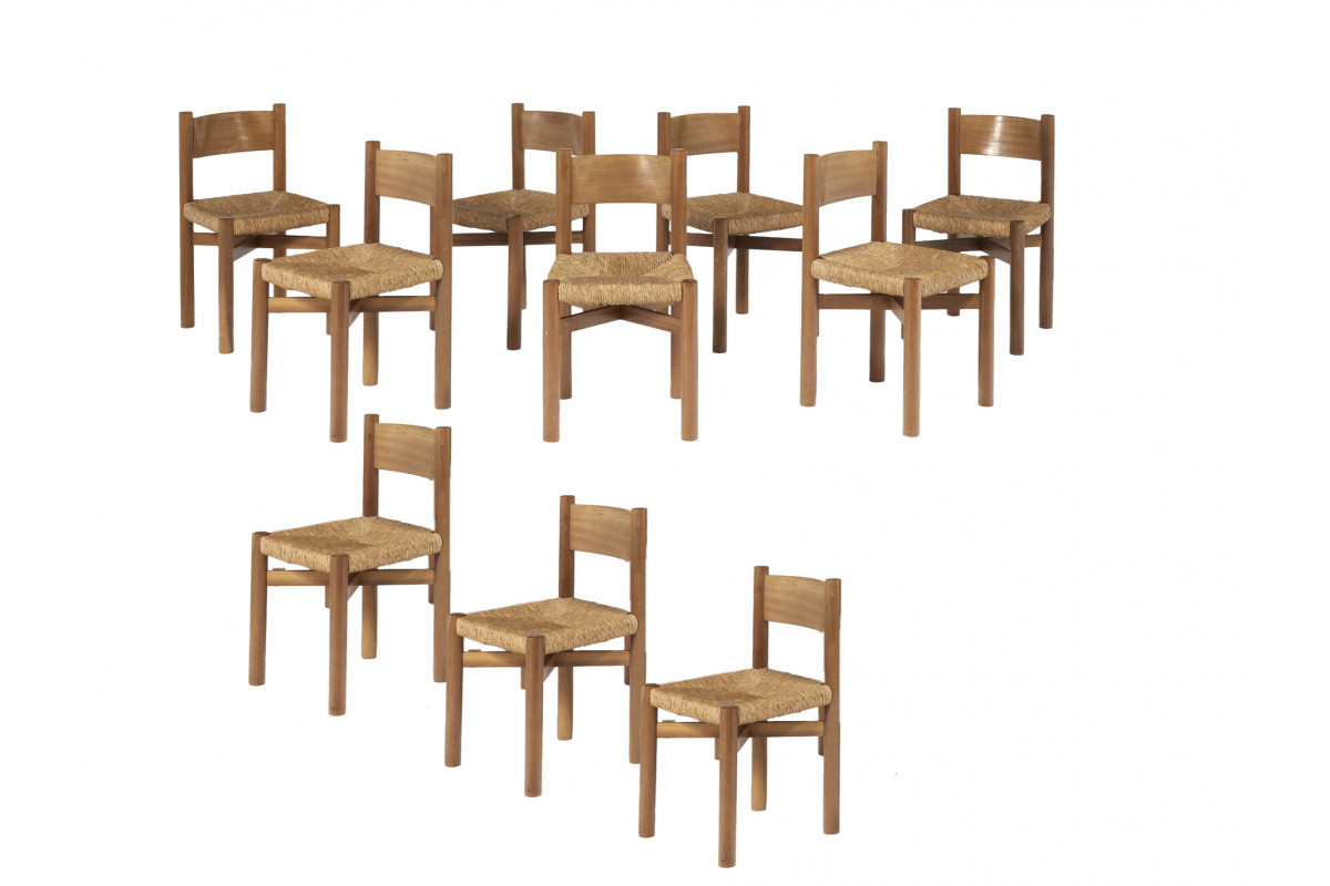 Chaises Meribel Charlotte perriand